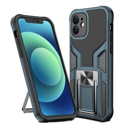 Sergeant Armor Phone Cases TPU + PC + Metal 3 in 1 Mobiele telefoons Cover voor iPhone 13 12 Mini 11 PRO MAX X XS XR 7 8 SE2020 Google Motorola