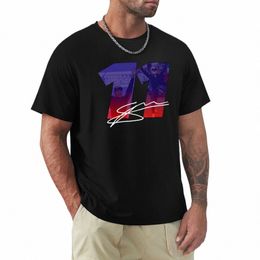 Sergio Perez T-shirt pour un garçon garçons imprimé animal Blouse vintage uni noir t-shirts hommes 805W #