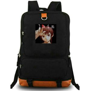 Serial Experiments Lain rugzak Dekbed dagrugzak Bootleg schooltas Cartoon Print rugzak Vrijetijdsschooltas Laptop dagrugzak