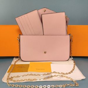 Numéro de série Women Luxurys Designers Bag Multi Felicie Pochette Womens Handbags Wallet Shoulder Bags Purse Crossbody Bag Tote Pruse