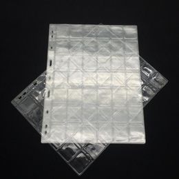 Serise définit des porte-monnaie en plastique PVC, feuilles de dossiers pour le stockage, collecte d'argent dur, Mini sac à sous, Bags296J