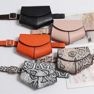 Serpentine Fanny Pack Ladies Pu Leather Taille Belt Bag Dames Mini Disco Taille Pack Luxe handtassen Dames Bag Designer Chest Bag336Z