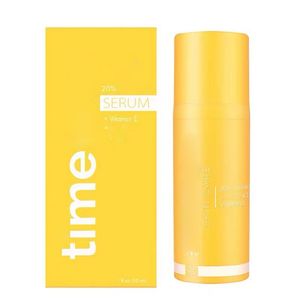 Temps de sérum 30 ml 20% C E Lotion de soin du visage hydratante pour la peau brillante 1 fl.OZ