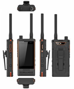 Serveurs 4 pouces 4 Go + 64 Go Android 9 IP68 Téléphone imperméable Téléphone mobile robuste avec DMR Waikietalkie NFC PTT Fonction