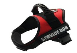 Gilet de chien de service pour le nylon réglable pour chiens de service avec des patchs réfléchissants amovibles pour les chiens de soutien émotionnel grand smal moyen5815677