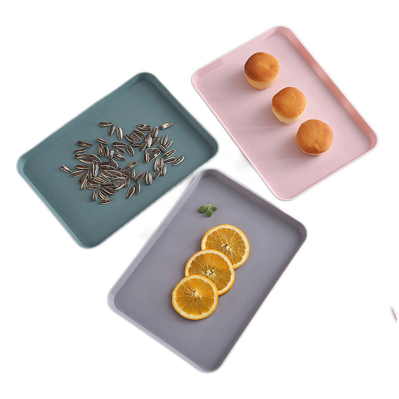 Podawanie tacki prostokątny talerz do kawy herbatę owoce stół dekoracja kolacja kuchnia kuchnia pokarmowa tacka chlebowa organizator domowy hy0446