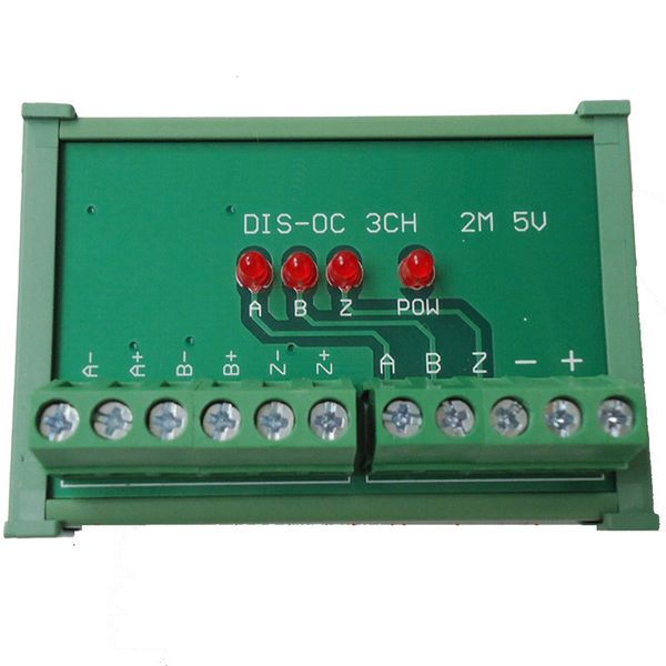 Encodeur servo différentiel TTL vers collecteur convertisseur de signaux HTL DC5V 3 voies fréquence 2 MHz