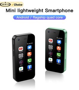 Servo King5000 Mini Smartphone 3G Réseaux Dual Nano Sim Android 90 Système 16 Go Rom 25 Screen Store Store Pocket Smartphones 240506