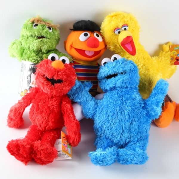 Muñeca de Barrio Sésamo, 5 estilos, juguetes de animales de peluche, juguete de peluche Elmo, juguetes unisex para bebés 8138943