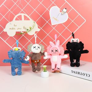 Sesamstraat pluche poppen sleutelhangers, sleutelhanger hangtas sleutelhanger hanger lelijk schattig ins plush speelgoed