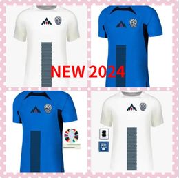 SESKO 24 25 SLOVÉNIE SOCCER JERSEYS FOOTBALL JERSEY 2024 2025 Euro Cup Adult Maillots de Foot Team Men Kid Kit Kit Home Away White Blue Sport Football Shirts 4xl