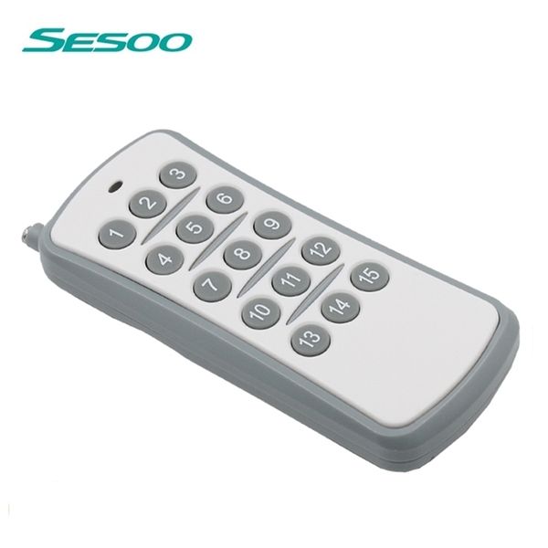 SESOO 15 boutons RF433 MHz télécommande sans fil intelligente applique murale à distance DC 12 V/23A contrôleur multiple T200605