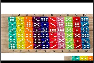 Set 10 Kleuren Hoge Kwaliteit 6 Zijdig Gokken Voor Board Club Party Familie Games Dungeons And Dragon Dice Vrb9N Tzm2X1004492