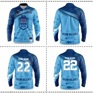 set 1908 NIEUW ZUID-WALES BLUES RETRO RUGBY JERSEY 2022 NSW Blues staat van herkomst 