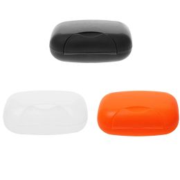 Stel 1 stks Nieuwe reiswandeling Soap Box Hygiënische houder gemakkelijk te dragen Soap Doos badkamer Dish Douche Cover Atticive Portable Soap Organizer