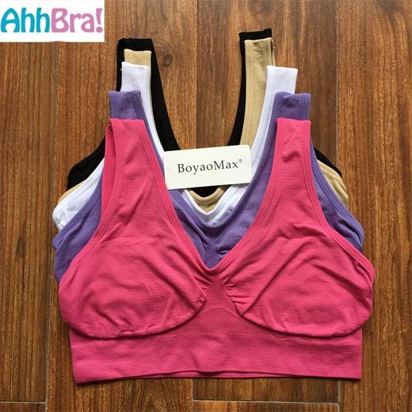 Conjunto de 5 unidades por lote, sujetador AHH de alta calidad, 6 tamaños en stock, moldeador de cuerpo, Push Up, pecho, cizalla RHONDA, ropa interior sin costuras para mujer, sujetador Dropship