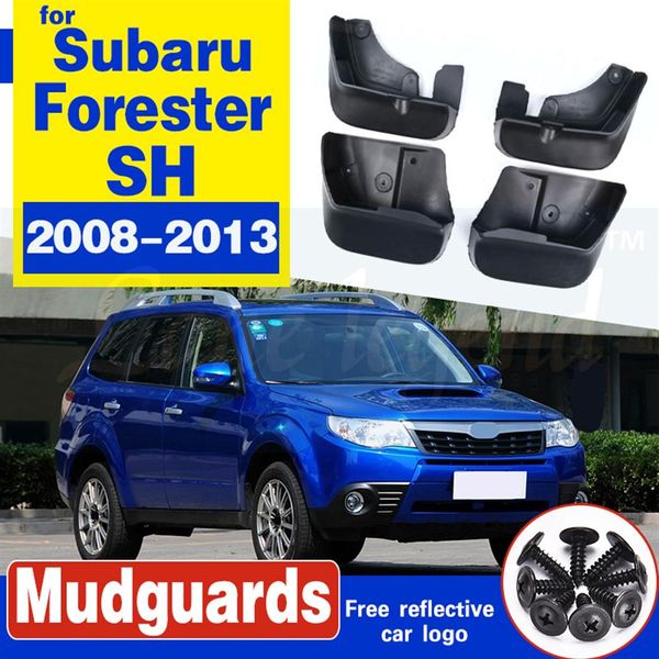 Ensemble de garde-boue de voiture pour Subaru Forester SH 2008 2009 - 2013 garde-boue garde-boue garde-boue garde-boue garde-boue avant arrière 2010 2012312j