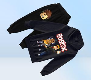 Ingesteld voor Big Boy Girl tracksuit kleding Herfst Winter Kid Hooded Sweatshirt Print Pant 2pc Outfit Sport Suit 12 286K3479737