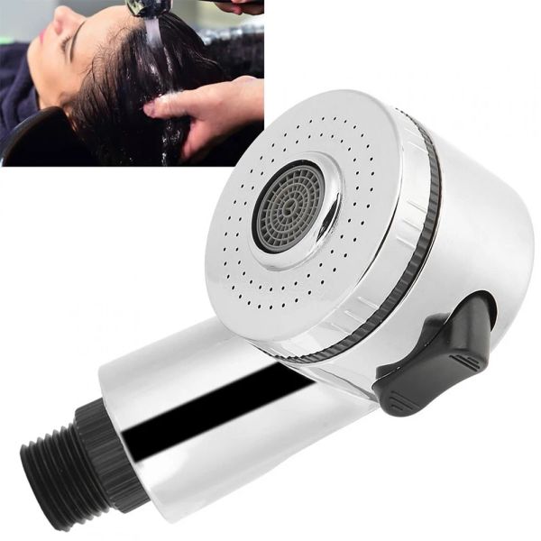 Définir la tête de douche G1 / 2 de la tête de douche à eau shampooing Salon de coiffure Accessoire d'accessoires côté commutateur de salle de bain accessoires