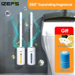 Zet IZEF's nieuwe multifunctionele wegwerp toiletborstel huis aromatherapie toiletborstel badkamer reinigingsgereedschap WC badkamer accessoires