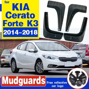 Set Molded Car Mud Flaps For Kia Forte / Cerato K3 4-Door Sedan 2014 2015 2016 Mudflaps Splash Guards Mud Flap Mudguards