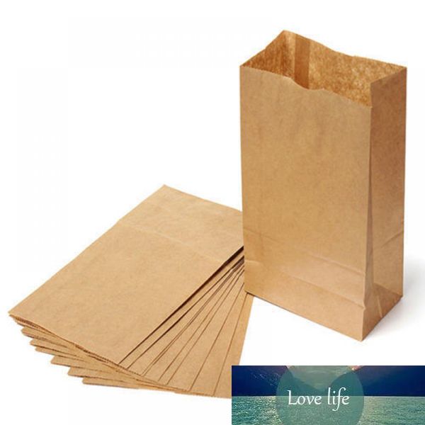 Lot de 10 petits sacs cadeaux en papier kraft Sandwich pain alimentaire sacs fête faveur de mariage 24 x 12,5 x 7 cm