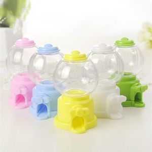 Set van 12 Plastic Kauwgomballen Machine Snoep Traktaties Dozen Kauwgom Dispenser Kids Verjaardagsfeestje Gunst Geschenkdoos Kiddie Partijen Decor2556