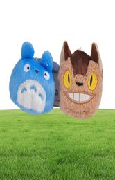 Juego de 6 piezas mi vecino Totoro Mini Pendants Pendants Toys Totoro Cat Bus Kurosuke Beans Llenado Flush6603457
