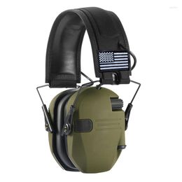 Set buitensporten elektronische schietoorbeschermer jachthoofdtelefoon tactische gehoorbeschermer hoofdtelefoon ruisonderdrukking