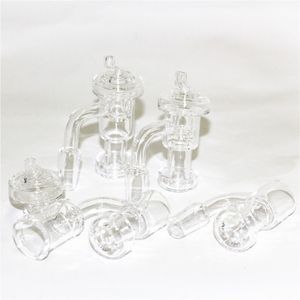 Fumer Ensemble Quartz Terp Vide Banger Nail Dabber Domeless Slurper Up Clous À L'huile Avec Bubbler Cap 14mm 18mm Conduites D'eau Bong En Verre