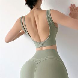 Set Reggiseno per yoga fitness sportivo antiurto sexy Donna Top corto per allenamento atletico traspirante e traspirante sulla pelle