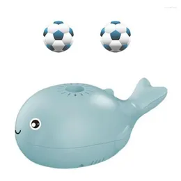 Set kleine walvisfan kinderen creativiteit ophangbal batterij-aangedreven schattig mini draagbare bladloos speelgoed blauw