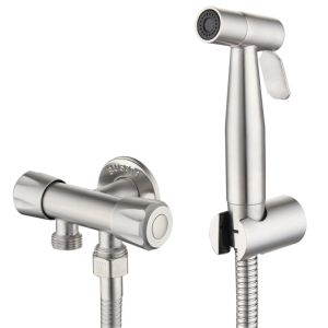 Set Toilet Bidet Robinets pulvérisateur Handheld Bidet pulpleer toilette en acier inoxydable Spray de salle de bain de salle de bain de douche de salle de bain