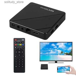 Décodeur 4K TV Box dispositif de streaming lecteur multimédia haute définition double WiFi prise en charge puissant 3D jeu vidéo rapide intelligent Q240402