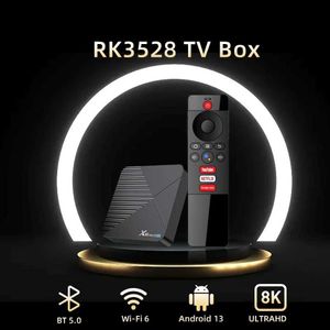 Décodeur Livraison gratuite RK3528 Android 13 TV box 2023 8K mini décodeur smart TV super remise home cinéma jeu Bluetooth 5.0 Wifi 6 Q240330
