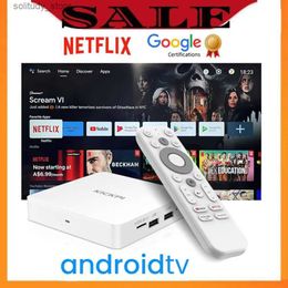 Décodeur Google Netflix TV Box Android 11 Amlogic S905Y4 Lecteur multimédia 4K Décodeur Android 11.0 KICKPI KP1 2G32G AV1 2.4G 5G WiFi BT5.0 Q240331