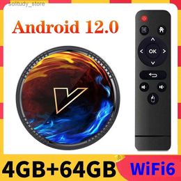 Set Top Box Nieuwe AllWinner H618 Android 12 TV Box 8K Video BT5.0 Wifi6 Google Voice Android 12.0 Mediaspeler 4K HDR10 + Set Top Box Vontar H1 Q240330