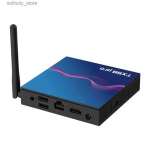 Set Top Box Décodeur Tx98 Pro H618 compatible avec Android 12.0 WiFi 6 Bluetooth 5.0 Smart TV lecteur multimédia haute définition Q240402