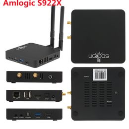 Set Top Box UgoOS AM6B plus Amlogic S922XJ Android 9 Smart TV 4GB DDR4 32GB WiFi 6 1000m BT50 4K