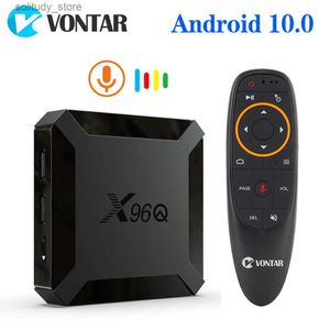 Décodeur VONTAR X96Q Smart TV Box Android 10 4K Allwinner H313 Quad Core 2 Go 16 Go WiFi Support Décodeur TVBOX Lecteur Multimédia 1 Go 8 Go Q240330