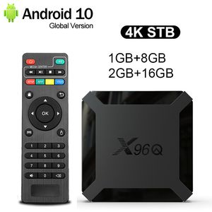 Décodeur X96Q Android 10.0 rapide Smart TV BOX 2GB 16GB Allwinner H313 Quad Core 4K VS X96 Mini décodeur rapide 230826