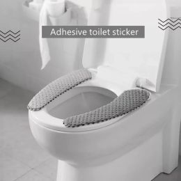 Set Universal Toilet Seat Cover Soft WC Toiletbril Cushion Oshaped Warmer WC Lastestool Mat Badkameraccessoires Toilet omslag