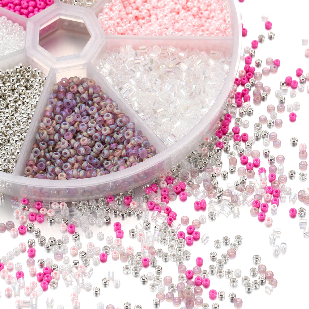 Establecer perlas de semillas de vidrio de 2 mm al por mayor cuentas de semillas checas