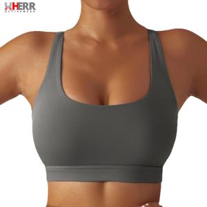 set XHERR Soutien-gorge de sport durable à larges bretelles pour femmes Athlétique Dos nageur Exercice Haut d'entraînement Soutien-gorge de sport à fort impact