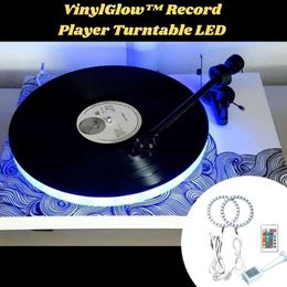 Juegos 1 Juego Estándar 60/80mm Vinylglow tocadiscos tocadiscos Led Rgb24 llave tocadiscos Decoración