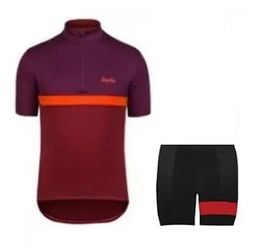 Sets 2016 Rapha Cycling Jerseys Mangas cortas Ciclismo Ropa Ciclismo Desgastado Combustible anti -Bacteria Hot New Rapha Jerseys 8 Colors