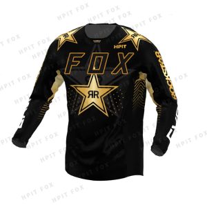 Sets 2022 New Motocross Mtb Downhill Jersey MX Cycling Mountain Bike DH Maillot Ciclisme Hombre Hombre Dry Jersey Racing Hpit Fox