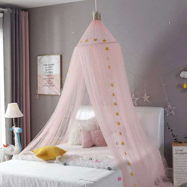 Ensembles 2023 Baby Mosquito Net for Crib Girls Girls Princess Mosquito Net Hung Dome Litting Baby Bed Canopy Tent Tent Roard Room Decor