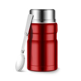 Ensembles 750 ml de grande capacité Thermos en acier inoxydable boîte à lunch Boîte à soupe à soupe Conteneur de soupe