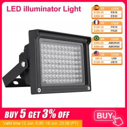 Sets 96 LED illuminateur Light CCTV 60m IR Infrarouge Vision nocturne Éclairage auxiliaire Affilier extérieur imperméable pour la caméra de surveillance